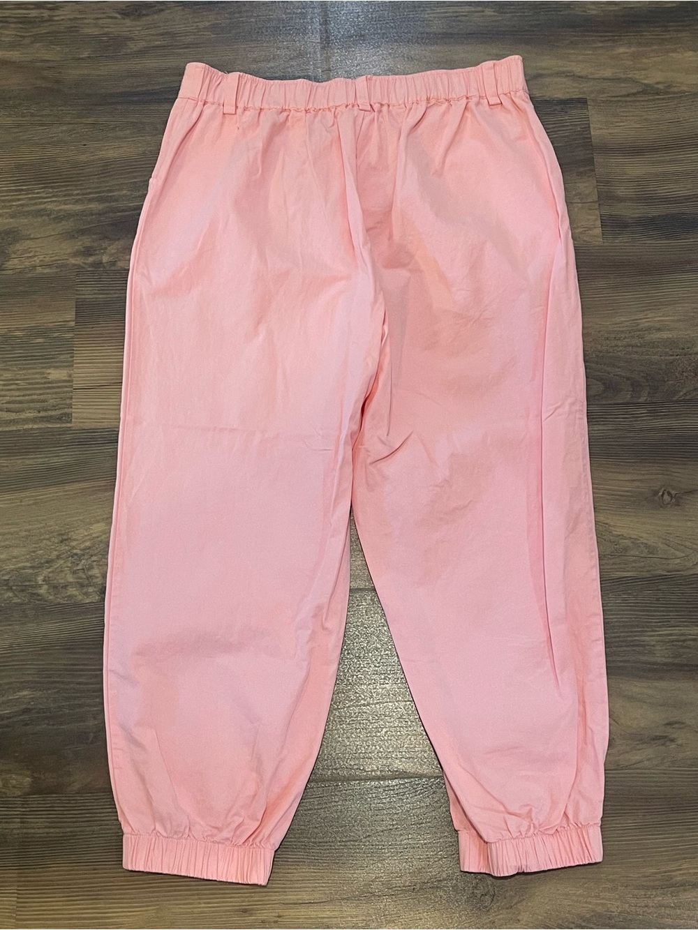 Halara Pink Cotton Jogger Pants Women’s Large Balloon Ankle Casual Lounge - Picture 4 of 4